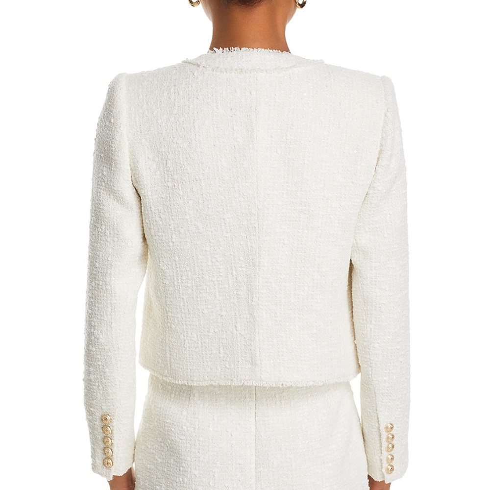 Generation Love White Tweed Blazer - Picture 4 of 8